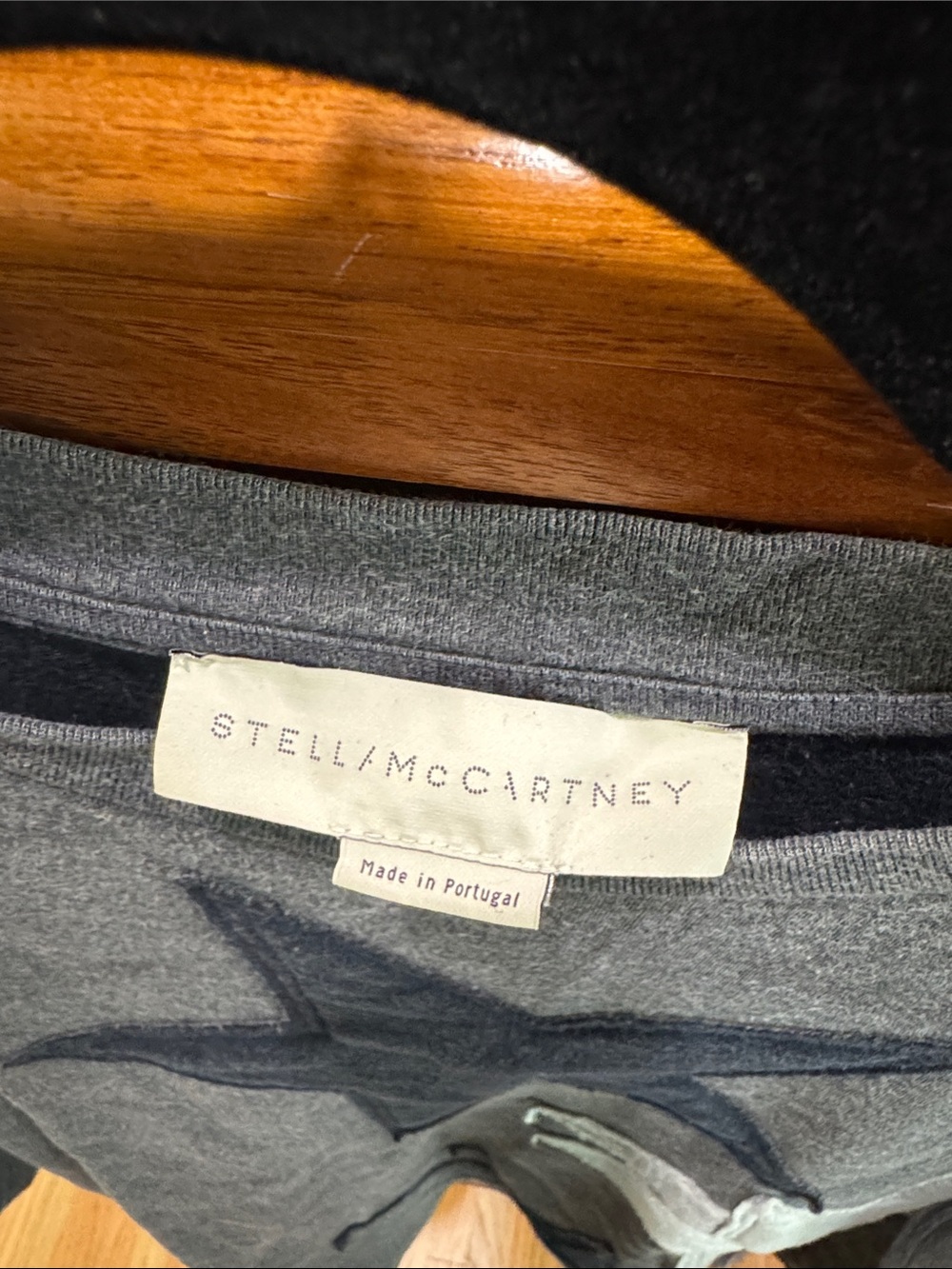 Stella McCartney Gray Sweatshirt with Star Appliqués - Picture 3 of 5